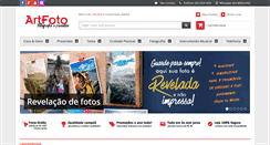 Desktop Screenshot of lojasartfoto.com.br